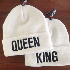 King Queen beanie mutsen