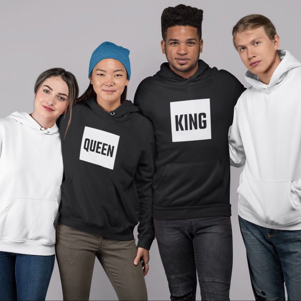 King Queen Hoodies Blok