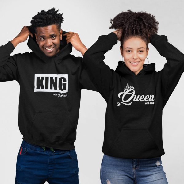 King Queen hoodies groot