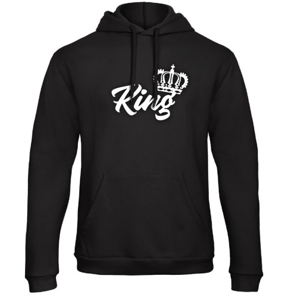 King Queen hoodie royal