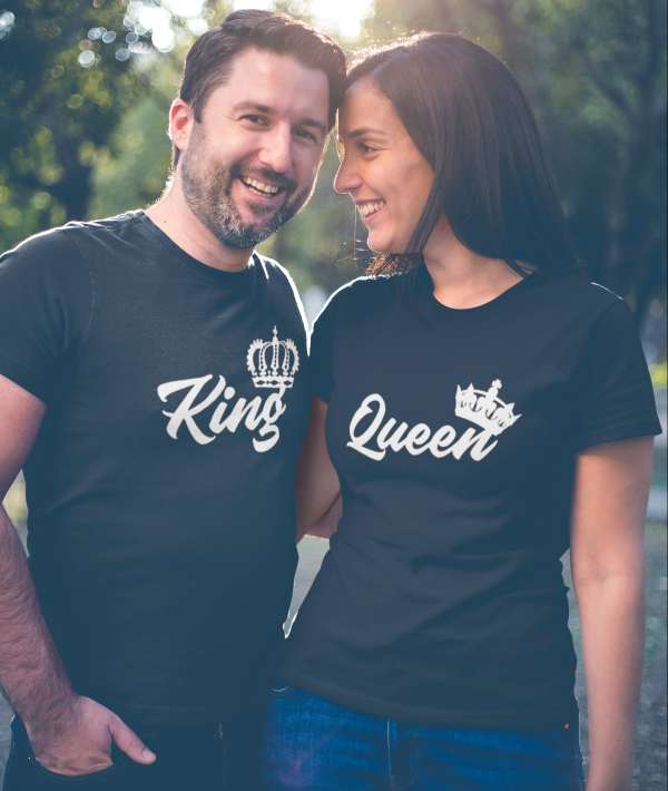 King Queen Shirts Royal