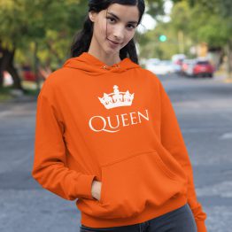 Koningsdag Hoodie Queen Kroon