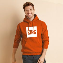 Koningsdag hoodie blok sfeerfoto