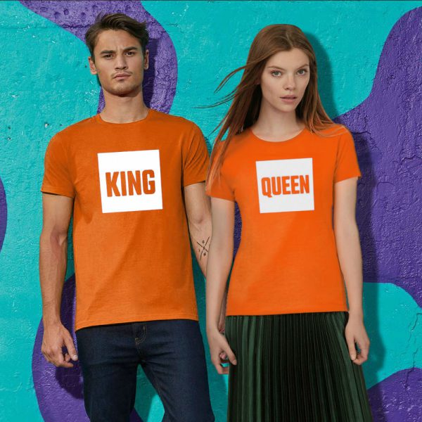 Koningsdag shirt Blok sfeerfoto