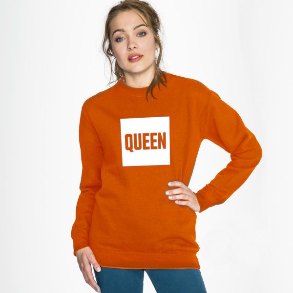 Koningsdag trui Queen sfeerfoto