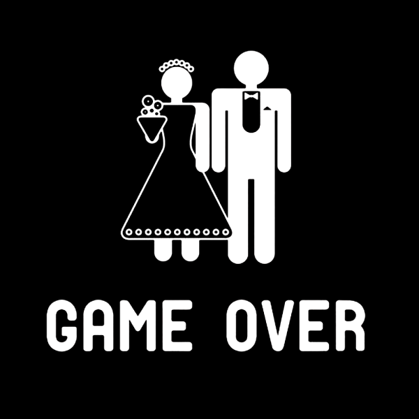 Game Over Vrijgezellenshirt