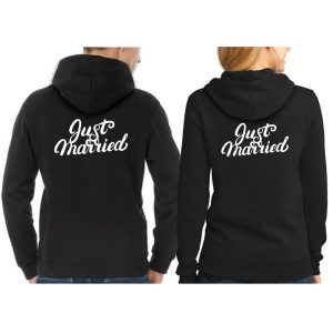 Just Married Hoodie sweater 1