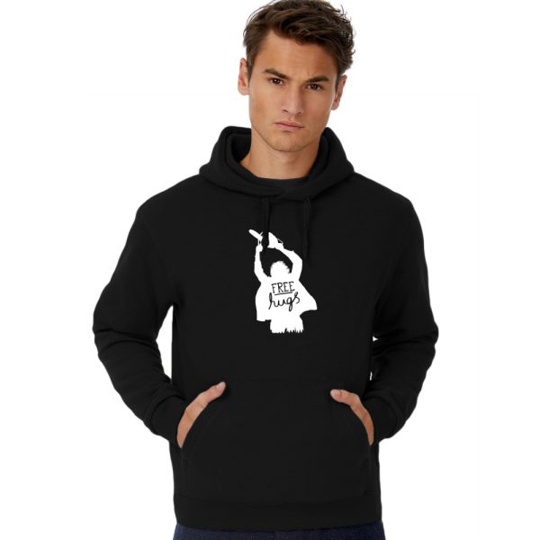 Free Hugs hoodie chainsaw