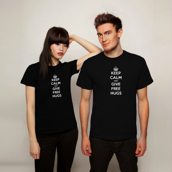 Free Hugs shirt keep calm