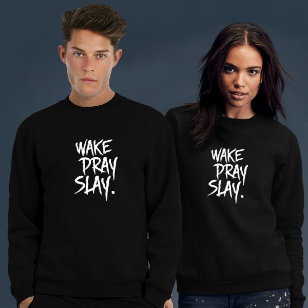 wake Pray Slay sweater trui