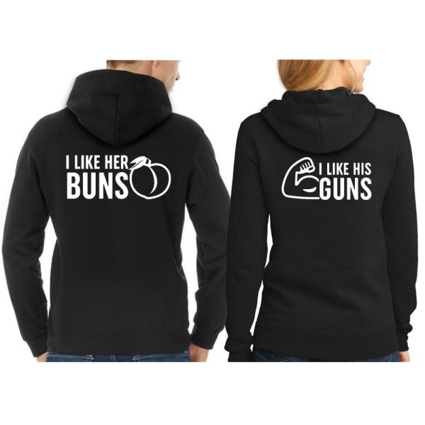 Valentijnsdag hoodie Buns Guns