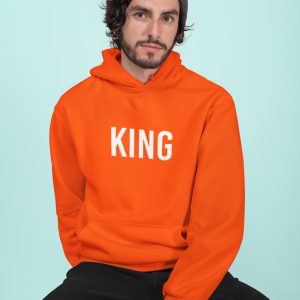 Koningsdag Hoodie King Tekst