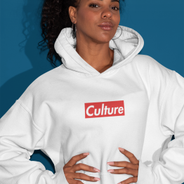 Supreme Culture Hoodie wit