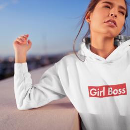 Girl Boss Hoodie Supreme wit