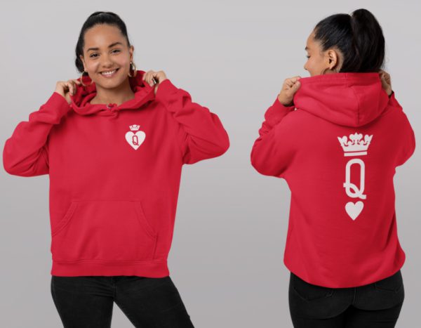 King Queen hoodies Set Premium Cards 1