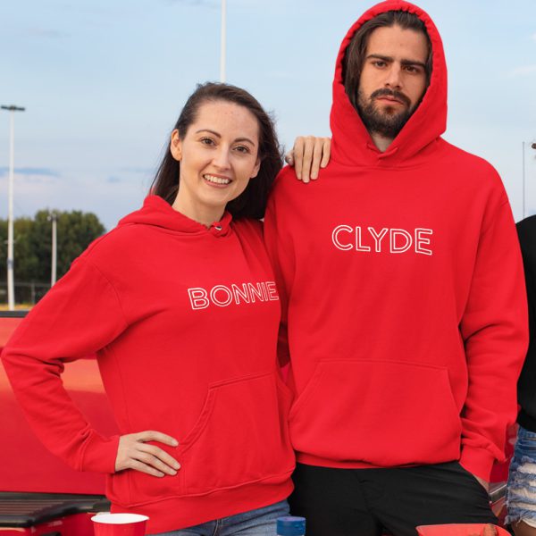 Bonnie Clyde Hoodies Rood Best