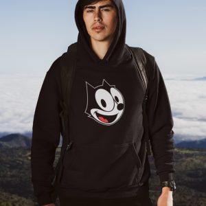 Felix the Cat Hoodie Face