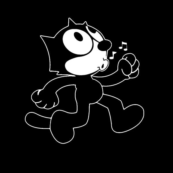 Felix the Cat Kleding opdruk 2-1