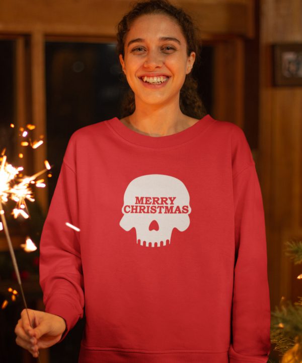 Kersttrui Merry Skull