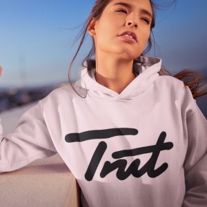 Trut Hoodie Premium Black Pink