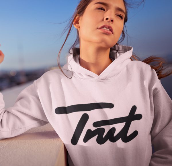 Trut Hoodie Premium Black Pink