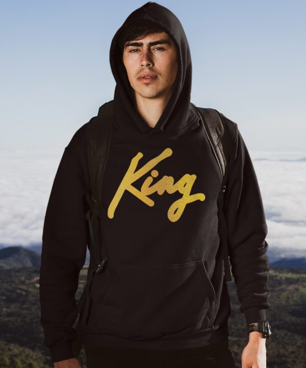 King Hoodie Premium Black Gold