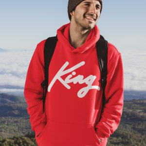 King Hoodie Premium Red