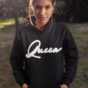 Queen Hoodie Premium Black