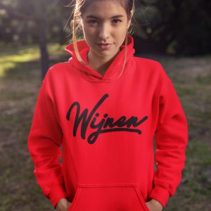 wijnen Hoodie Red Black