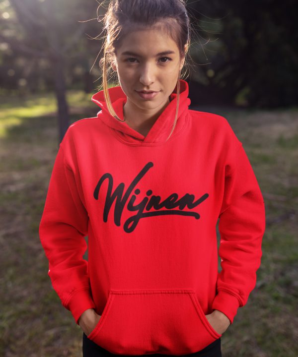 wijnen Hoodie Red Black