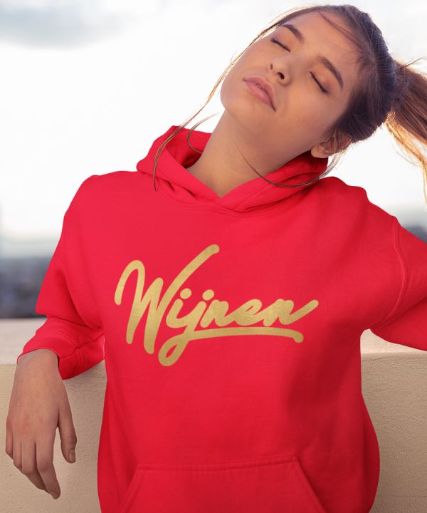 wijnen Hoodie Red Gold