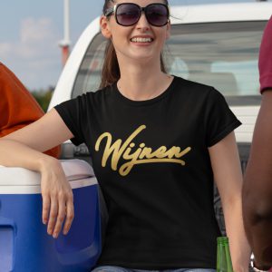 wijnen T-Shirt Black Gold