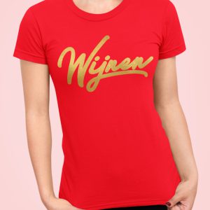wijnen T-Shirt Red Gold