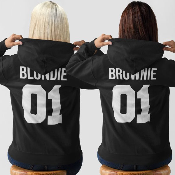 Blondie 01 Brownie 01 Hoodies