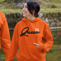 Koningsdag Hoodie Queen Premium