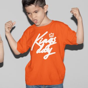 Koningsdag T-Shirt Kind Kingsday Kroon