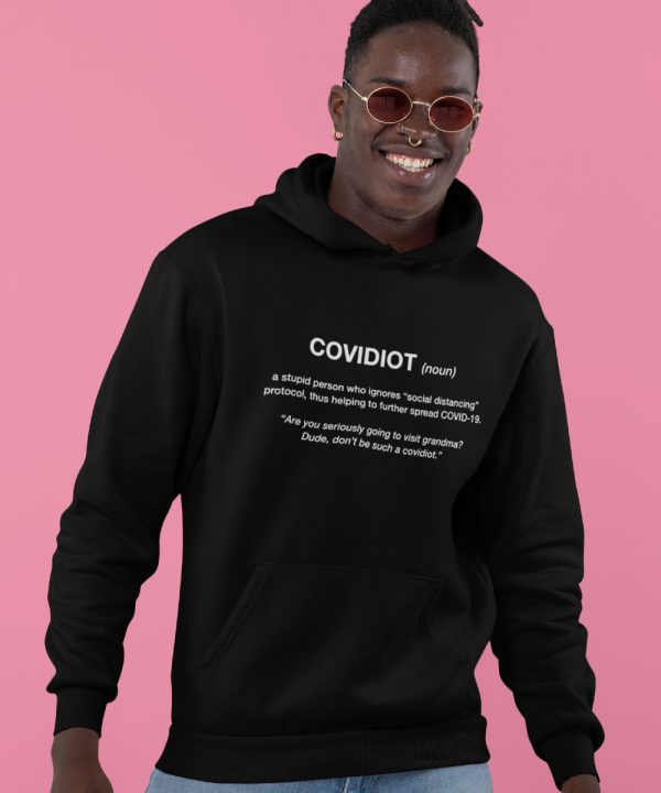 Corona Hoodie Covidiot