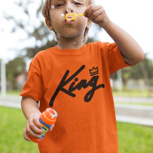 Koningsdag Shirt Kind King Black