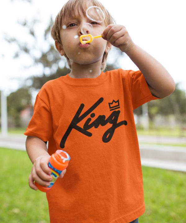 Koningsdag Shirt Kind King Black