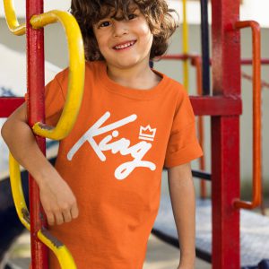 Koningsdag Shirt Kind King White