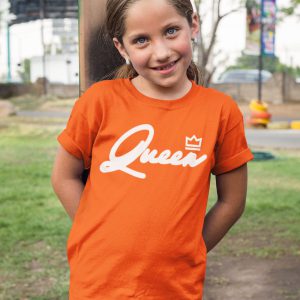 Koningsdag Shirt Kind Queen White