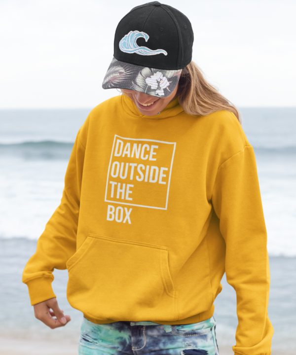 Festival Hoodie Dance Outside the Box Geel