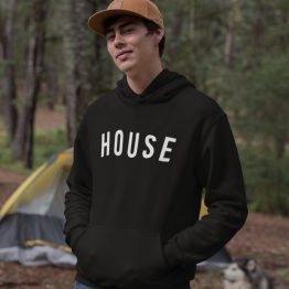 Festival Hoodie House Zwart