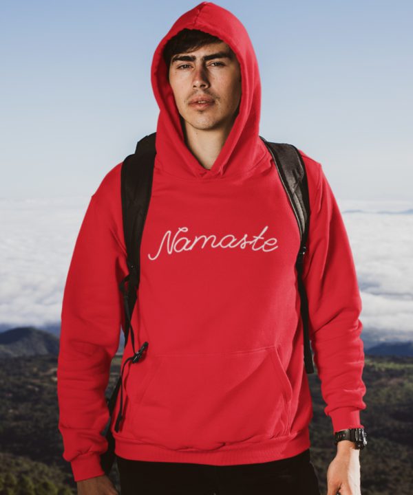 Festival Hoodie Namaste Rood