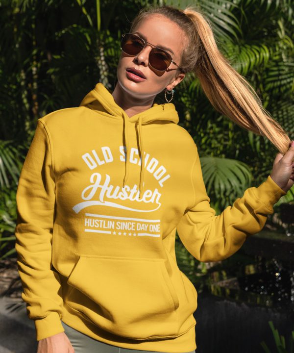 Festival Hoodie Old School Hustler Geel