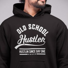 Festival Hoodie Old School Hustler Zwart