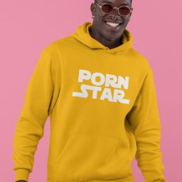 Festival Hoodie Porn Star Geel