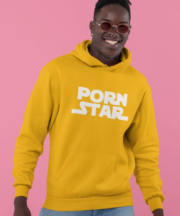 Festival Hoodie Porn Star Geel