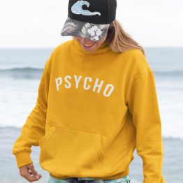 Festival Hoodie Psycho Geel