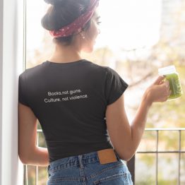 Festival T Shirt Books Not Guns